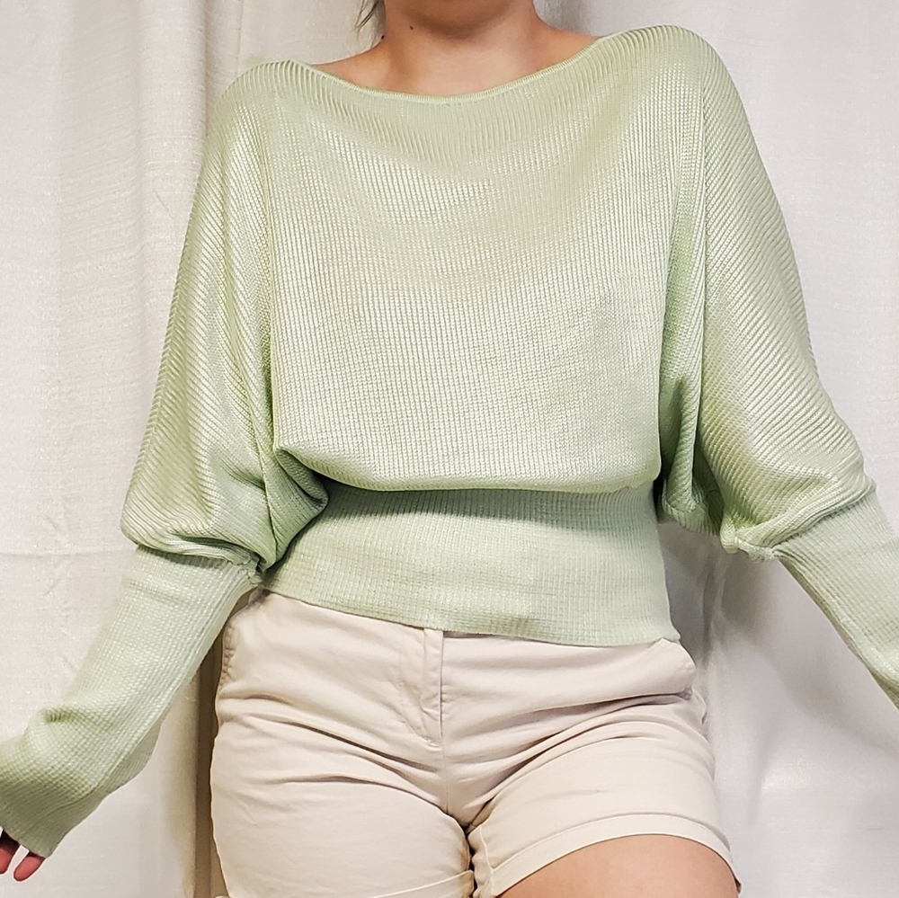 St. John Green Sweater